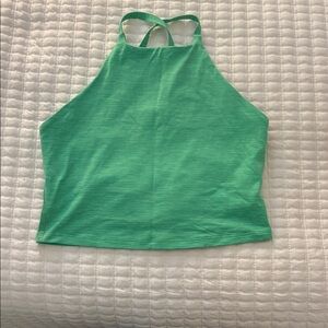 Green Halter Top